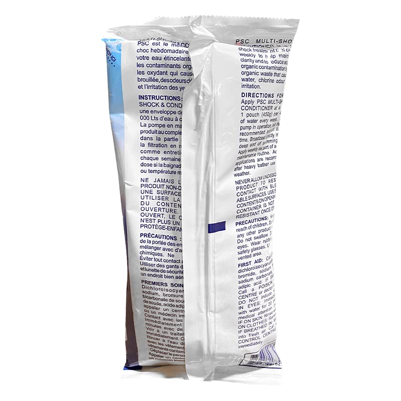 VIP 6 Pack Multi-Shock Pool Supplies (450g)