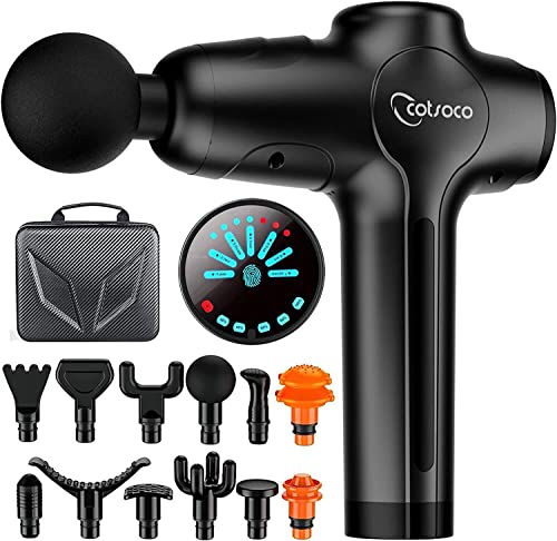 VIP Percussion Massager Gun with Adjustable Speeds & Heads