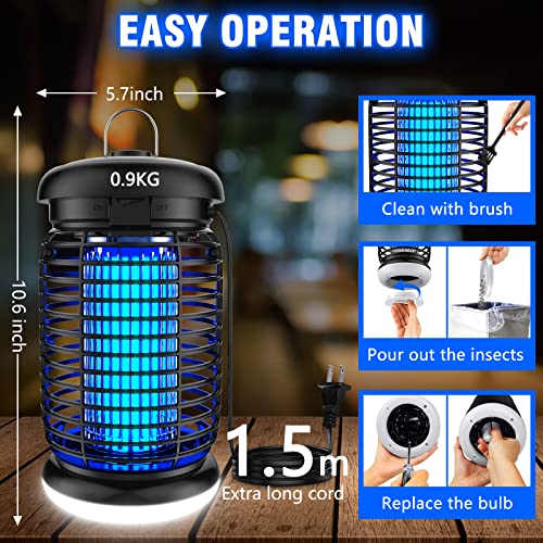 VIP Bug Zapper: Outdoor LED, 4200V, Waterproof, Indoor