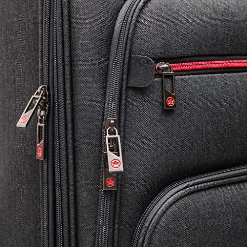 Air Canada Softside Spinner Luggage Set - Grey 20"/24"/28