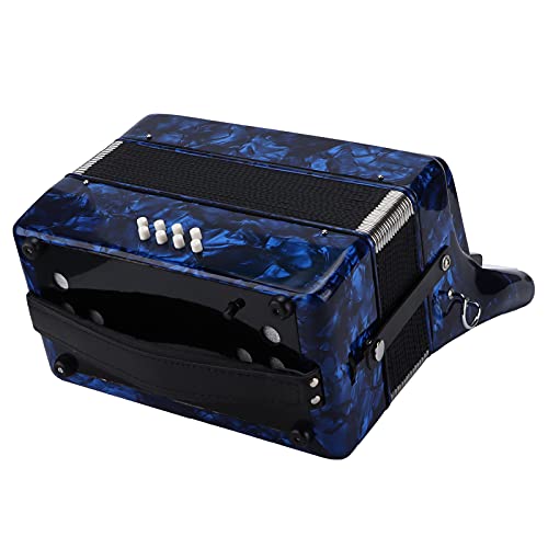 Accordion with 22 Keys and 8 Bass, Adjustable Strap
