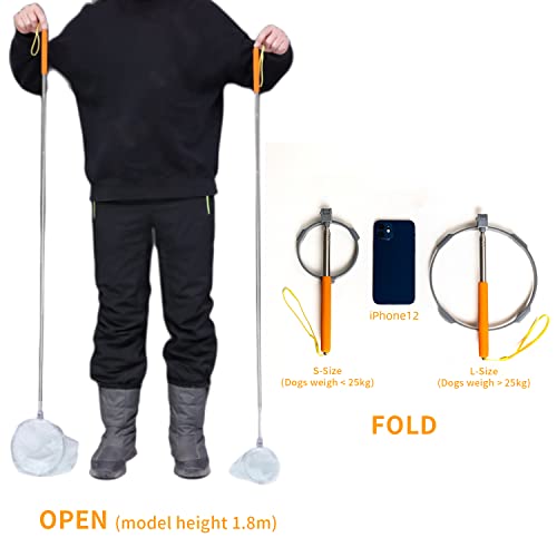 LIULANZ 55in Telescopic Pooper Scooper for Dogs VIP