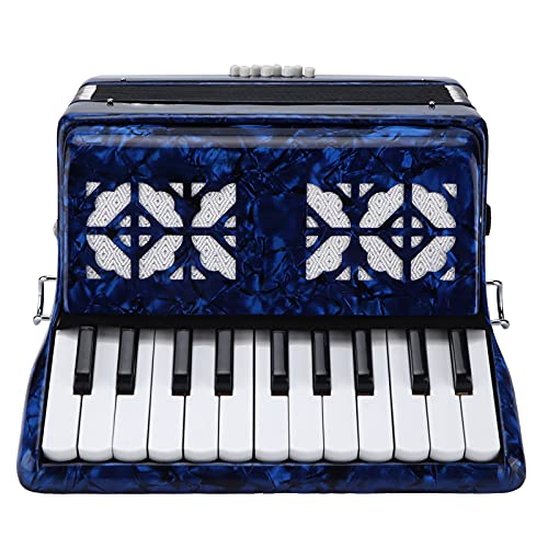 Accordion with 22 Keys and 8 Bass, Adjustable Strap