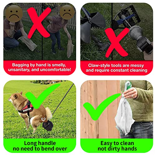 LIULANZ 55in Telescopic Pooper Scooper for Dogs VIP