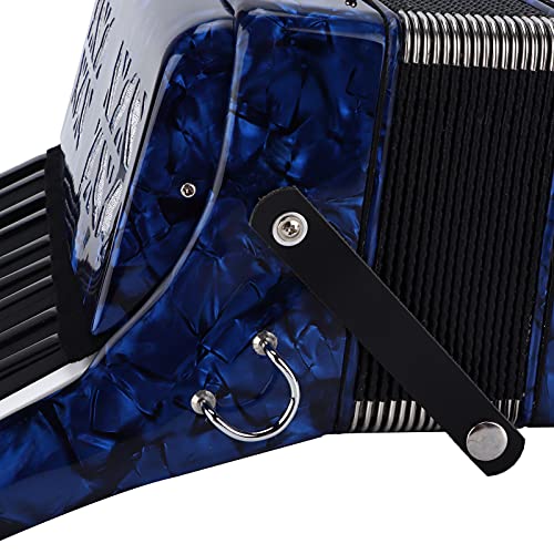 Accordion with 22 Keys and 8 Bass, Adjustable Strap