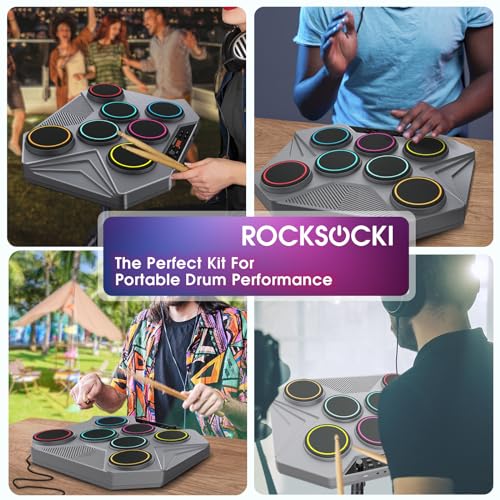 VIP Electronic Tabletop Drum Set for Adults and Beginners