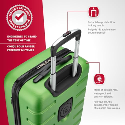 SwissGear Signature Small Carry-On Luggage - Lime Green