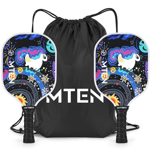 Kid's Unicorn Pickleball Paddle Set with Drawstring Bag