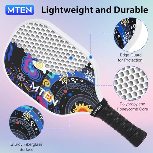 Kid's Unicorn Pickleball Paddle Set with Drawstring Bag