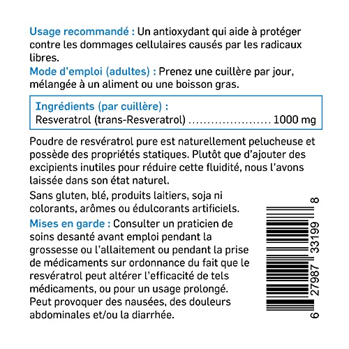 High Dose Resveratrol Powder: Cellular Support & DNA Repair