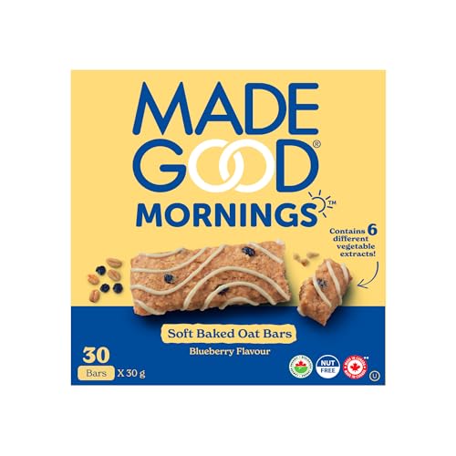 MadeGood Blueberry Breakfast Bars, 30g (30 Count) VIP Shopping