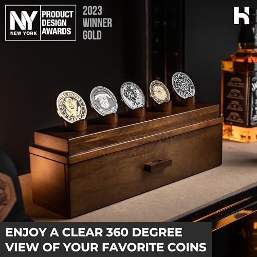 VIP Challenge Coin Display Case for Dad – Preserve Memories with The Coin Deck