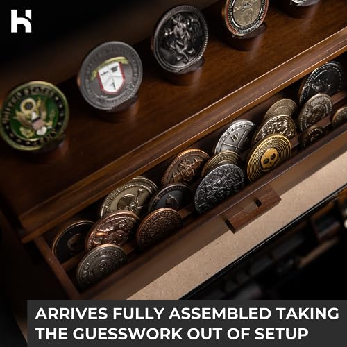 VIP Challenge Coin Display Case for Dad – Preserve Memories with The Coin Deck