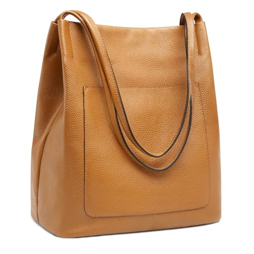 Kattee Luxury Leather Tote for Women, Magnetic Closure