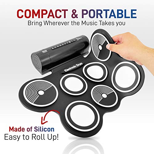 VIP Electronic Roll Up Drum Kit with Pedals & Drumsticks