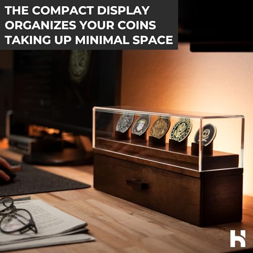VIP Challenge Coin Display Case for Dad – Preserve Memories with The Coin Deck