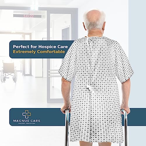 Magnus Care Hospital Gowns 4 Pack VIP Comfort