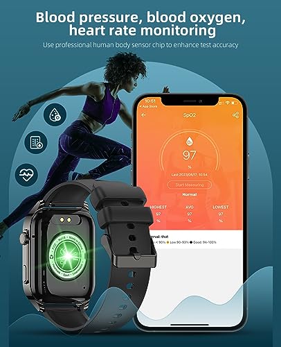 Infrared Blood Oxygen Smart Watch for Men and Women