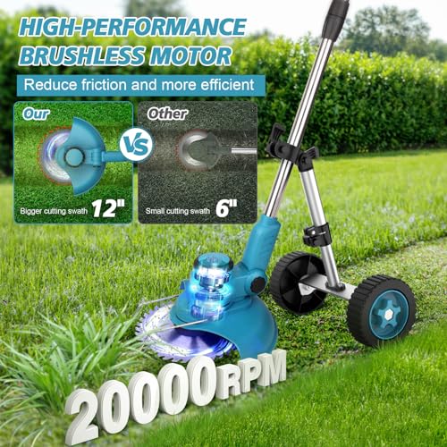 VIP 12'' Weed Wacker Cordless Grass Trimmer Kit