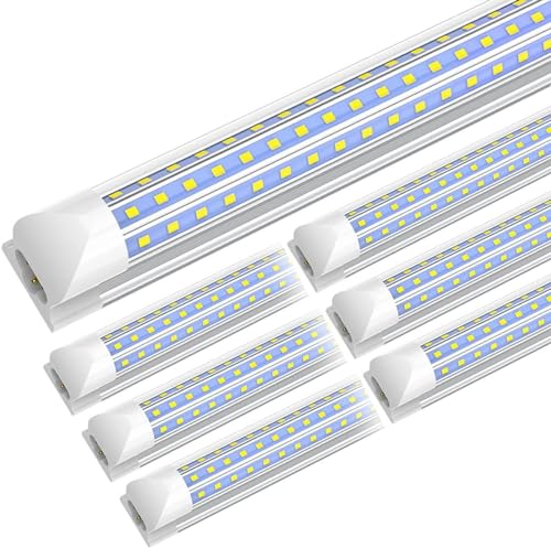 Super Bright LED Shop Lights, 6 Pack, ETL Listed