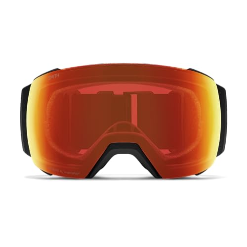 Smith Optics I/O MAG XL Snow Goggle - Black, ChromaPop Red Mirror