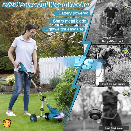 VIP 12'' Weed Wacker Cordless Grass Trimmer Kit