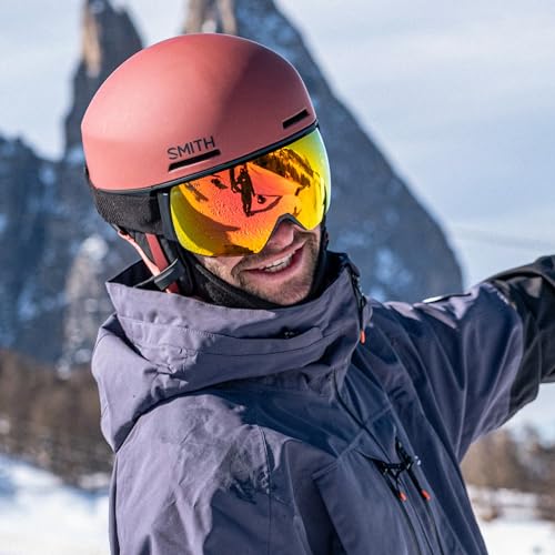 Smith Optics I/O MAG XL Snow Goggle - Black, ChromaPop Red Mirror