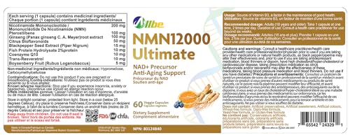 200mg Ultra High Purity NMN with Resveratrol & CO Q10