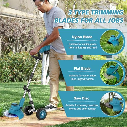 VIP 12'' Weed Wacker Cordless Grass Trimmer Kit