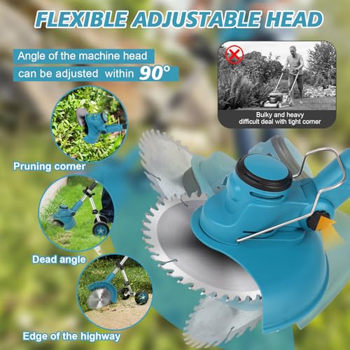 VIP 12'' Weed Wacker Cordless Grass Trimmer Kit