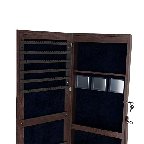 VIP Jewelry Armoire with Full Length Mirror Organizer