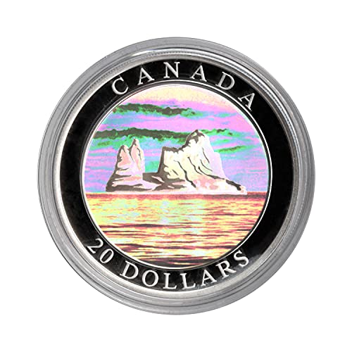 2004 $20 Silver Coin: Natural Wonders Iceberg VIP
