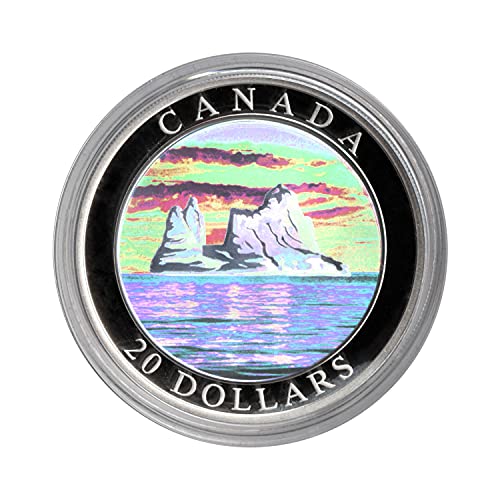 2004 $20 Silver Coin: Natural Wonders Iceberg VIP