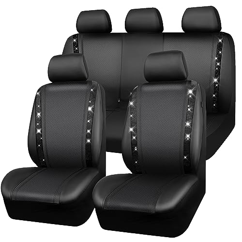 VIP Bling Car Seat Covers, Rhinestone Diamond, Universal Fit