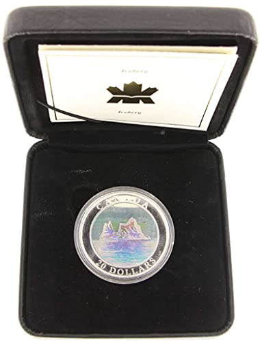 2004 $20 Silver Coin: Natural Wonders Iceberg VIP