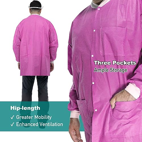 VASTMED VIP Dental Grade Lab Jacket 10PCs