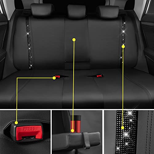 VIP Bling Car Seat Covers, Rhinestone Diamond, Universal Fit
