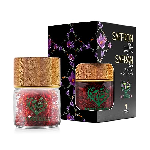 EUPHERBIA Premium Hand Harvested Red Saffron Threads