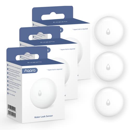 Aqara Water Leak Sensor Kit - 3 Pack for Smart Homes