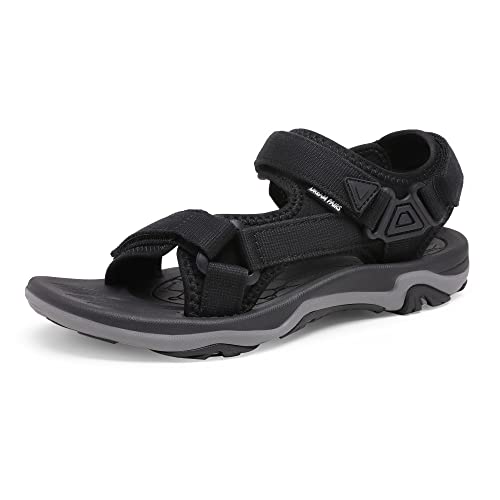 VIP Comfortable Black Outdoor Sandals - Size 9