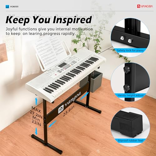 Vangoa 61-Key Lighted Keyboard for VIP Shoppers