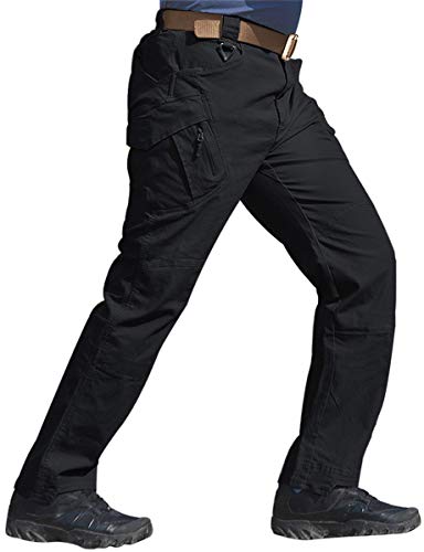 VIP Men's Outdoor Cargo Tactical Pants - Black