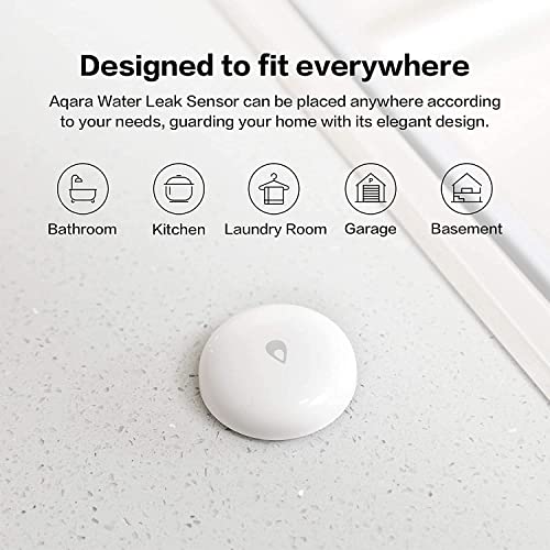 Aqara Water Leak Sensor Kit - 3 Pack for Smart Homes