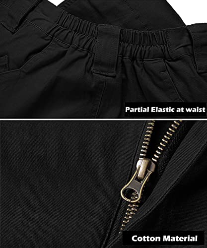 VIP Men's Outdoor Cargo Tactical Pants - Black