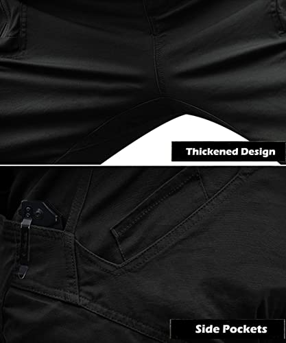 VIP Men's Outdoor Cargo Tactical Pants - Black