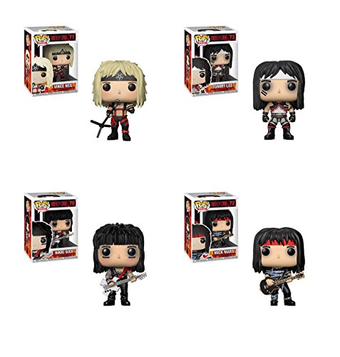 Motley Crue Funko Pop Rocks Figures Set VIP