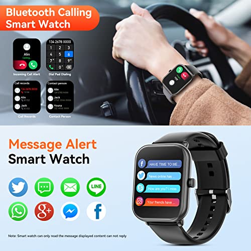 VIP Smart Watch: Call & Message Alerts, Health Monitoring