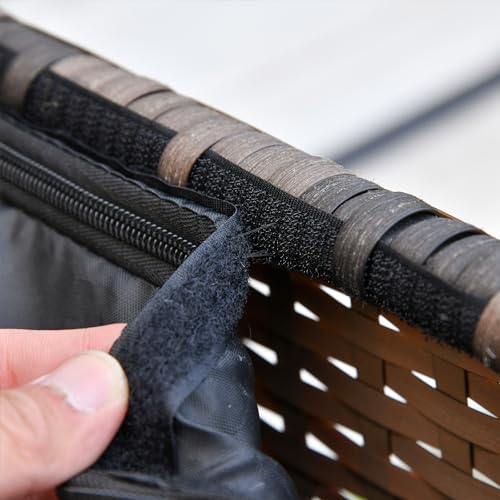 Outsunny 6-Piece VIP Patio Furniture Set, Rattan Wicker