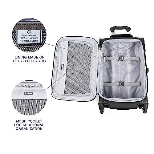 VIP Black Travelpro Maxlite 5 Softside Carry-on Suitcase