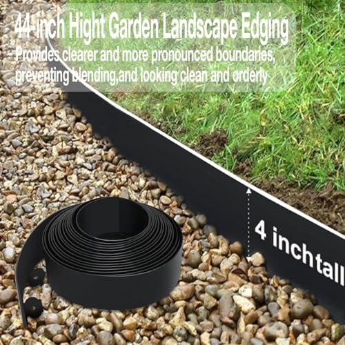 Lawn Edging Kit with 30 Spikes, Flexible Border